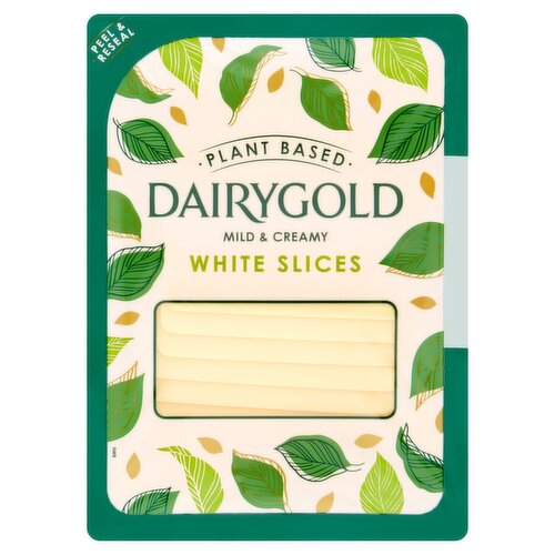 Dairygold Plant Based White Cheese Slices (160 g)