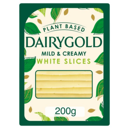 Dairygold Plant Based White Cheese Slices (160 g)