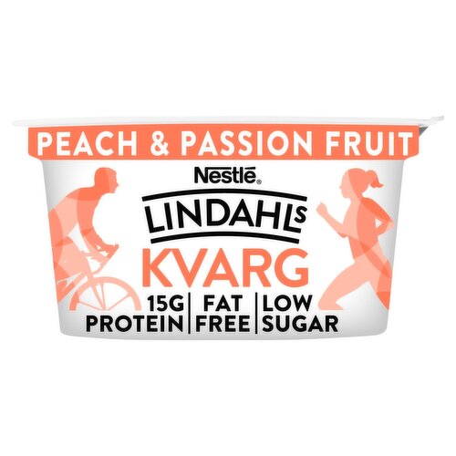 Lindahls Kvarg Peach & Passion Fruit (150 g)