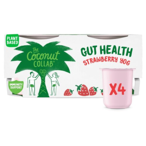 The Coconut Collaborative Gut Health Strawberry 4 Pack (100 g)