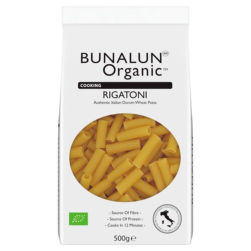 Bunalun Organic Rigatoni (500 g)