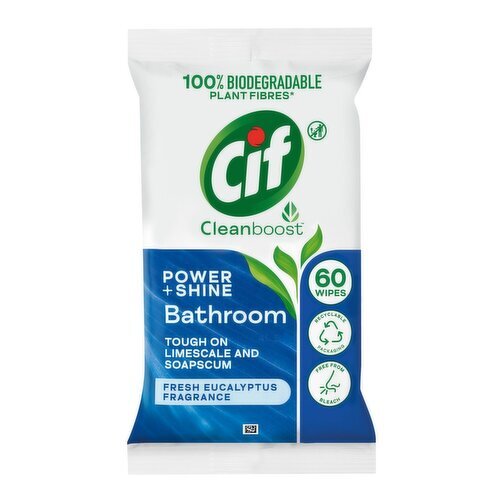 CIF Wipes Sia Bathroom 60 piece (60 Piece)