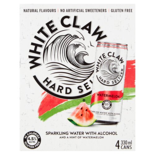 White Claw Watermelon 4 Pack (330 ml)
