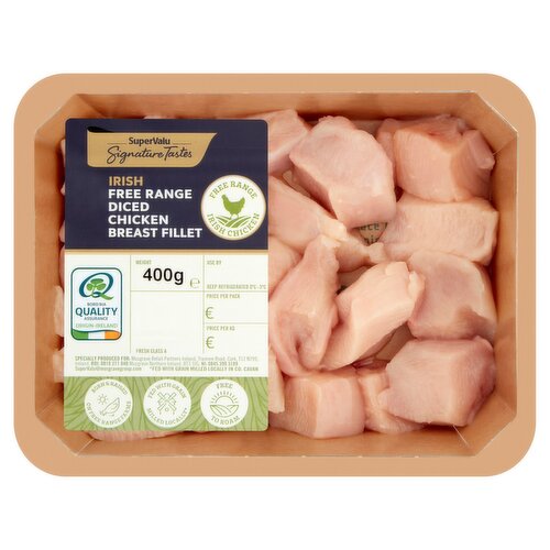 Signature Tastes Free Range Diced Chicken Fillet Pieces (400 g)