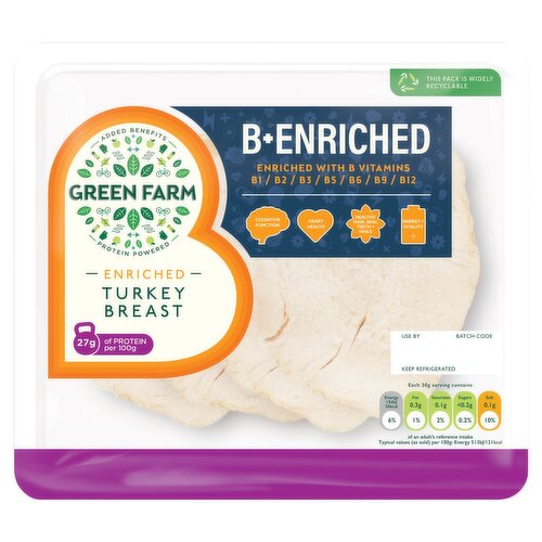 Green Farm Added Benefits Turkey Breast Slices (90 g)