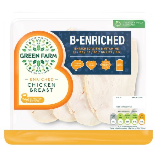 Green Farm Added Benefits Chicken Breast Slices (90 g)