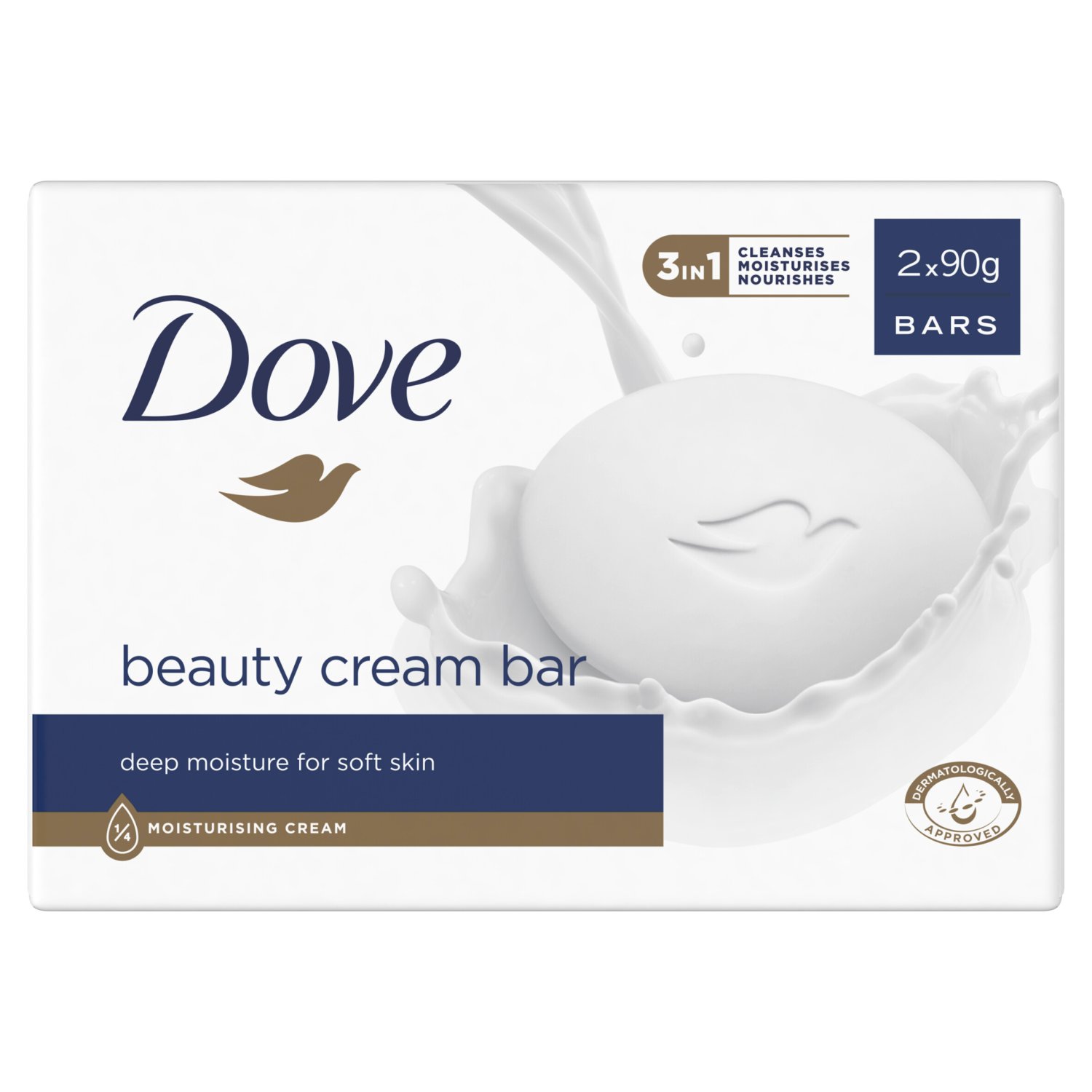 Dove Bar Cream 2Pack (90 g)