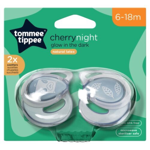 Tommee Tippee Ess Cherry Night Soothers (2 Piece)