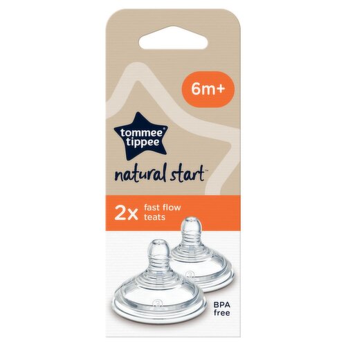 Tommee Tippee Closer To Nature Fast Flow Teat 2 Pack (2 Piece)