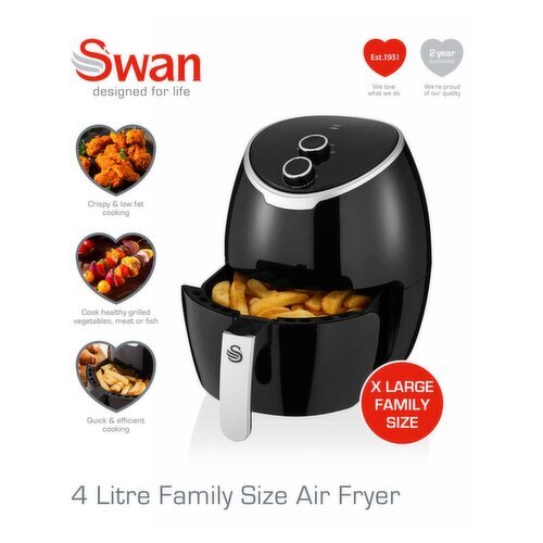 Swan 4 Litre Air Fryer (1 Piece)