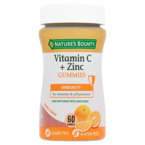 Nature's Bounty Vitamin C & Zinc Gummies history (60 g)