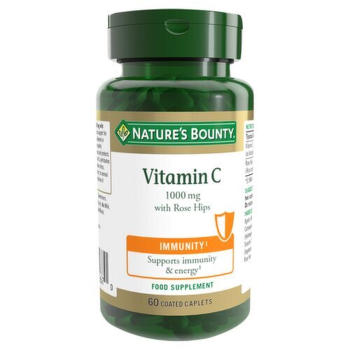 Nature's Bounty Vitamin C 1000mg With Rosehips (60 g)