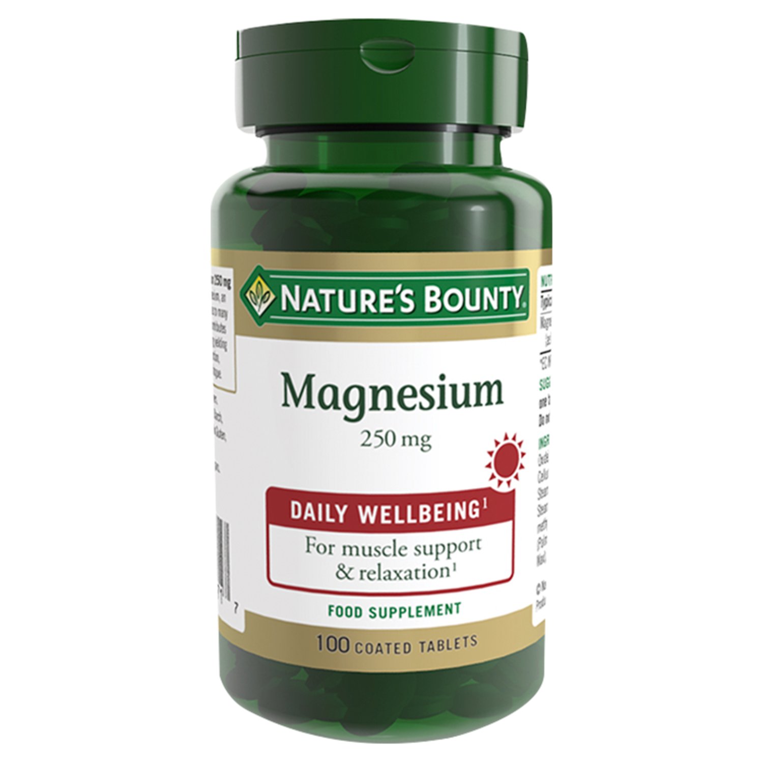 Natures Bounty Magnesium 250mg (100 g)