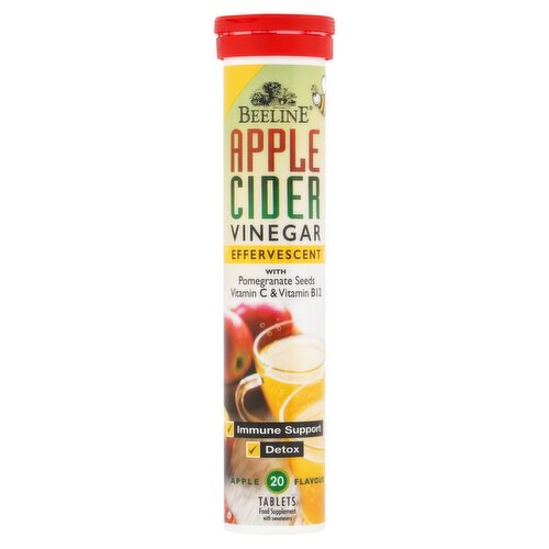 Beeline Apple Cider Vinegar Effervescent Tablets (20 Piece)