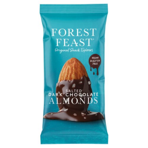 Forest Feast Salted Dark Chocolate Almonds (40 g)