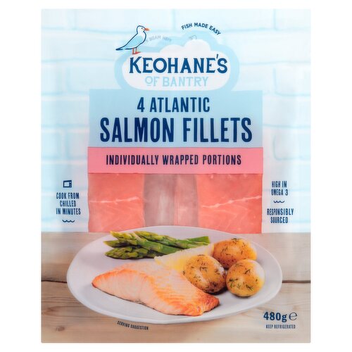 Keohane's Salmon Fillets (480 g)