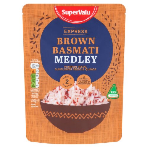SuperValu Express Brown Basmati Quinoa Sunflower & Pumpkin Seeds (250 g)