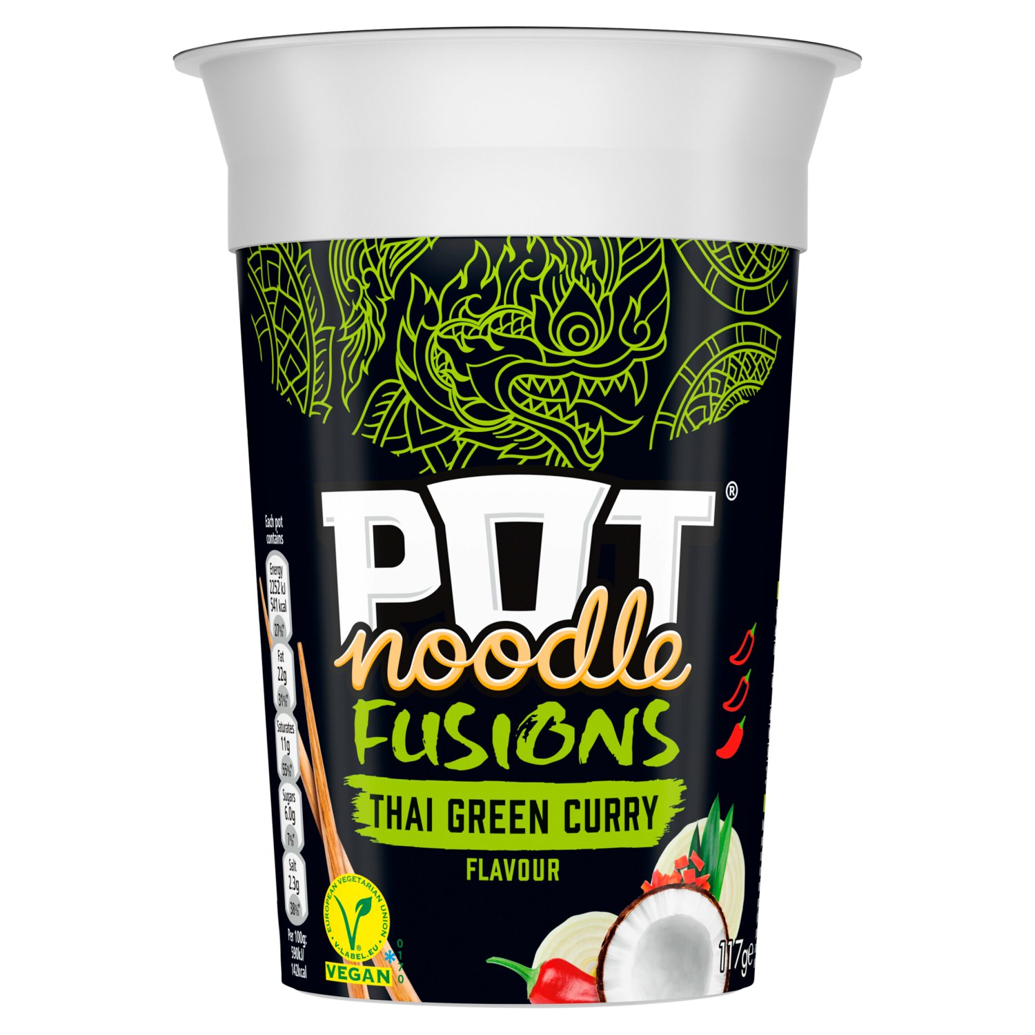 Pot Noodle Fusion Thai Green (117 g)