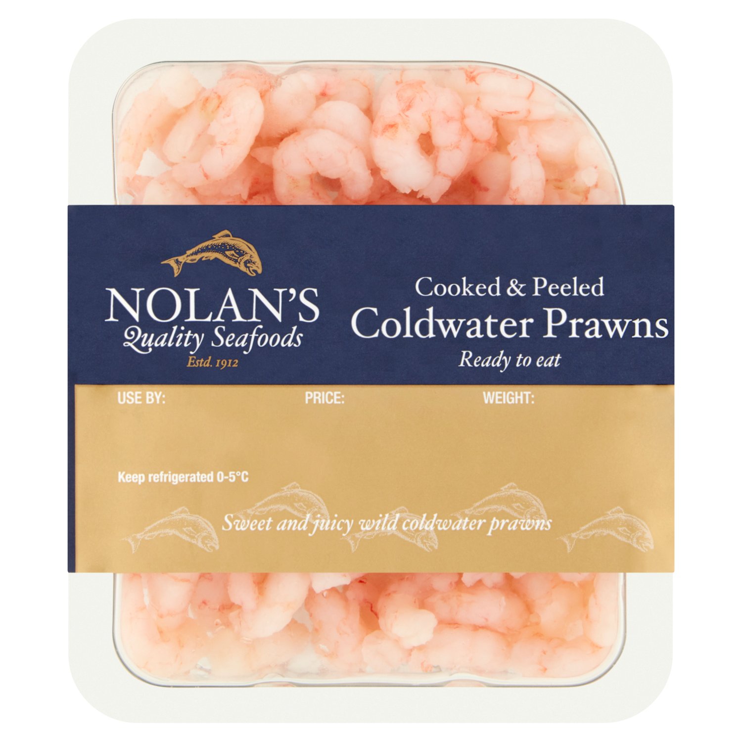 Nolan's Cooked Coldwater Prawns (125 g)