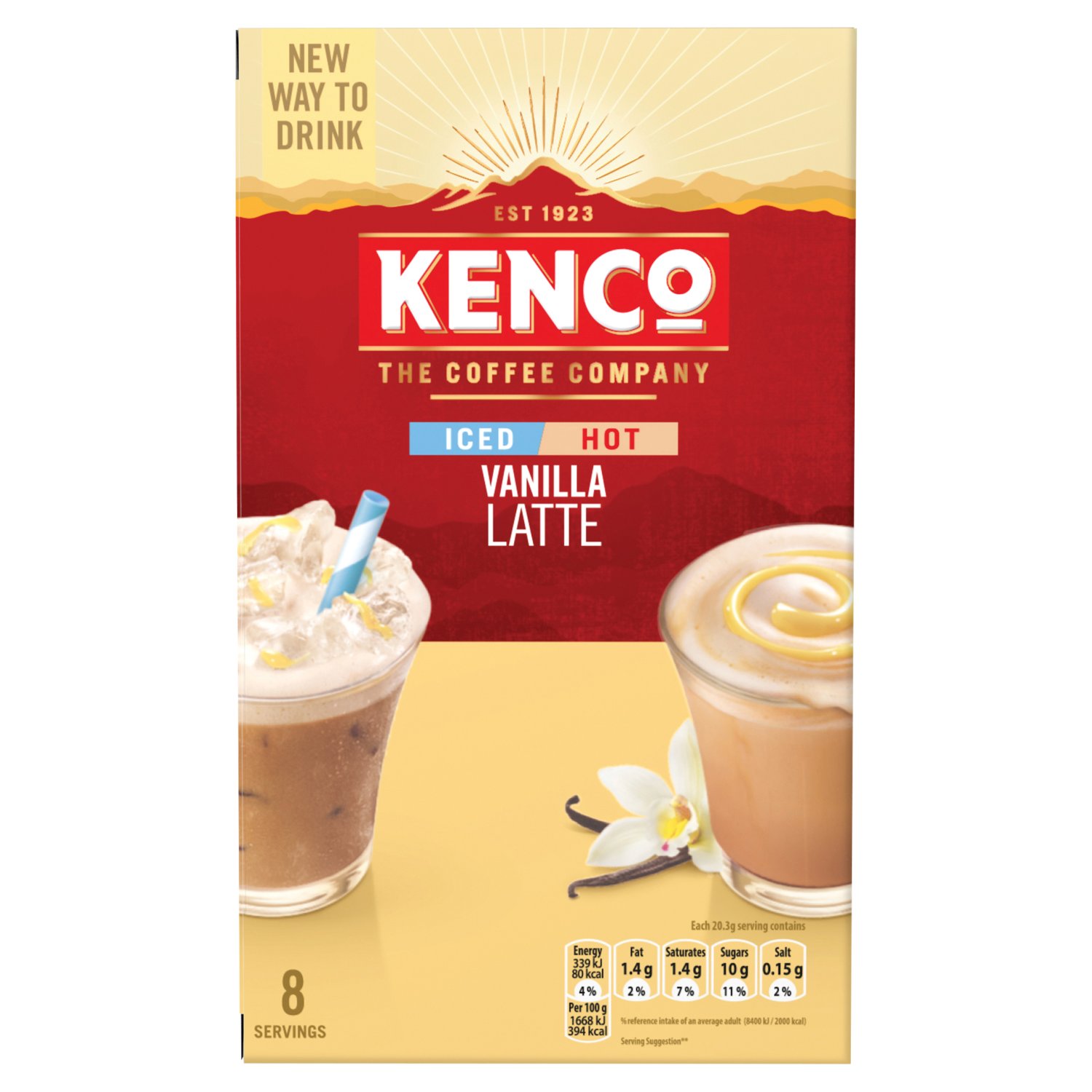 Kenco Hot/Iced Vanilla Latte (162.4 g)