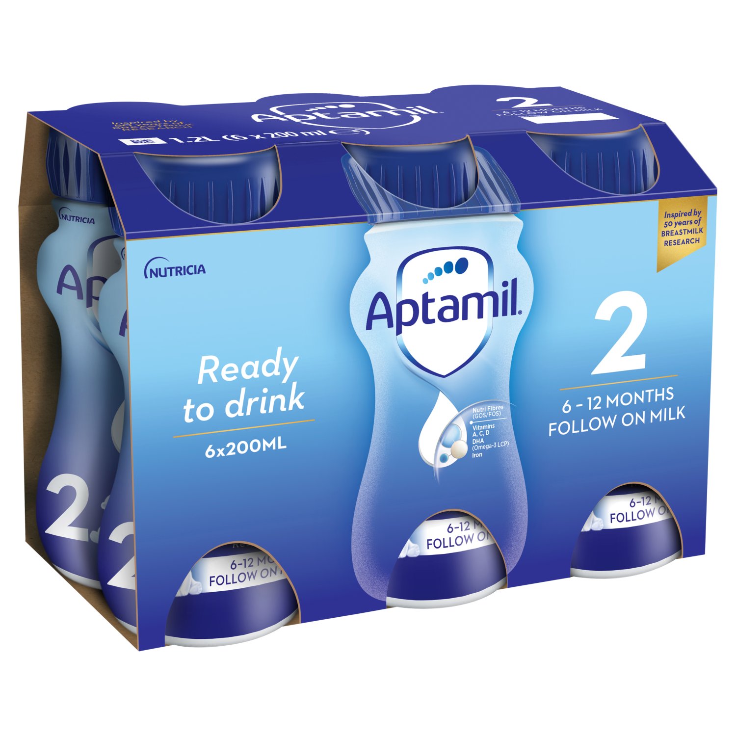 Aptamil Follow On Milk 6 Pack (200 ml)