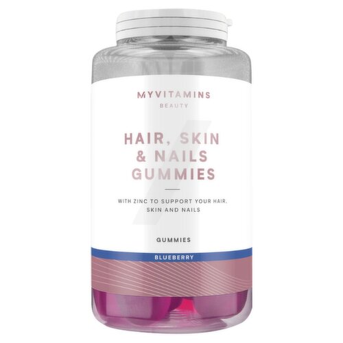 Myvitamins Hair Skin And Nail Gummies Blueberry (100 g)