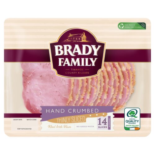 Brady Family Hand Crumbed Thin Sliced Irish Ham (120 g)