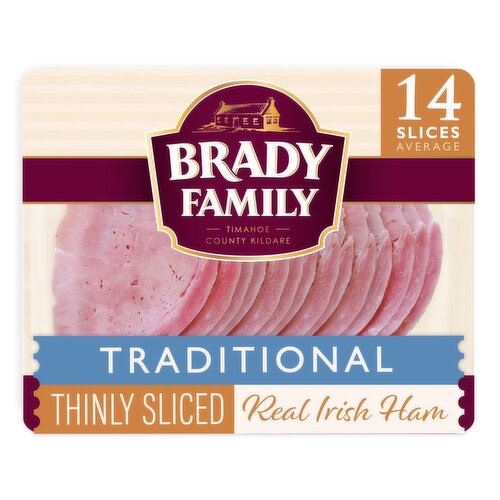 Brady Family Traditional Thin Sliced Irish Ham (120 g)