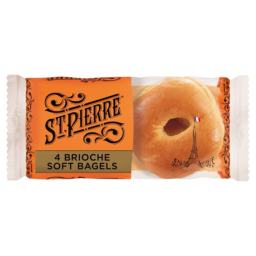 St Pierre Brioche Bagels 4 Pack (300 g)