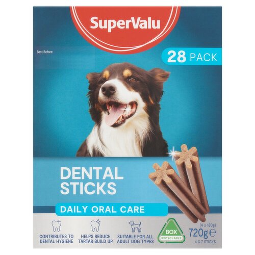 SuperValu Dental Sticks 28 Pack (720 g)