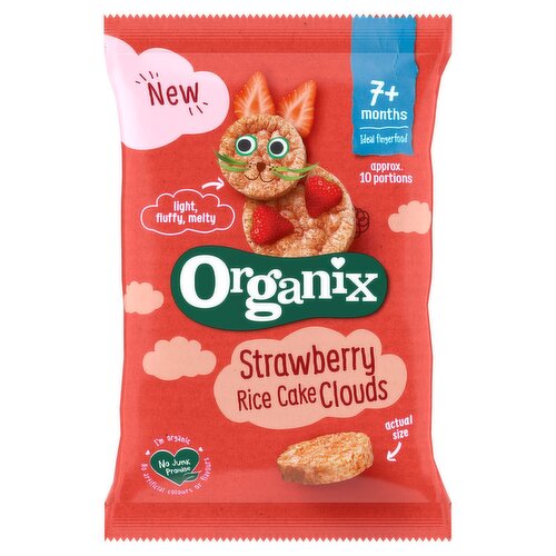 Organix Strawberry Rice Cake Clouds (40 g)