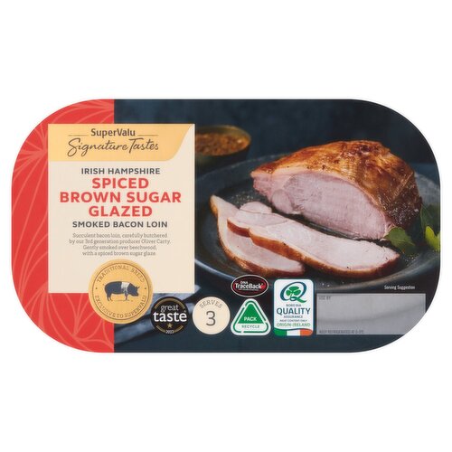 Signature Tastes Irish Hampshire Smoked Spiced Bacon Roasting Joint (650 g)