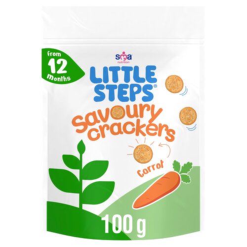 Little Steps Savoury Crackers Carrot (100 g)