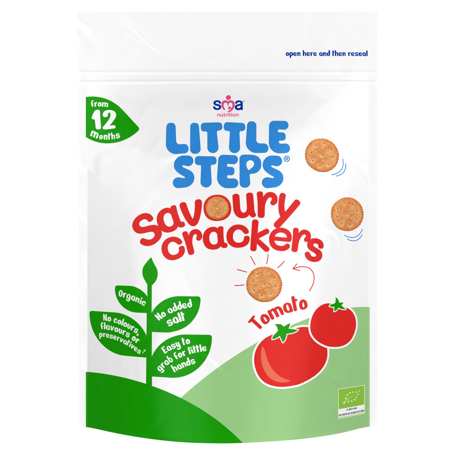 Little Steps Savoury Crackers Tomato (100 g)