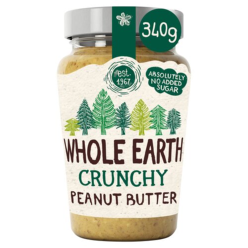 Whole Earth Crunchy Peanut Butter (340 g)