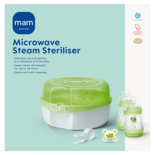 Mam Steam Microwave Steriliser (1 Piece) Storefront EN