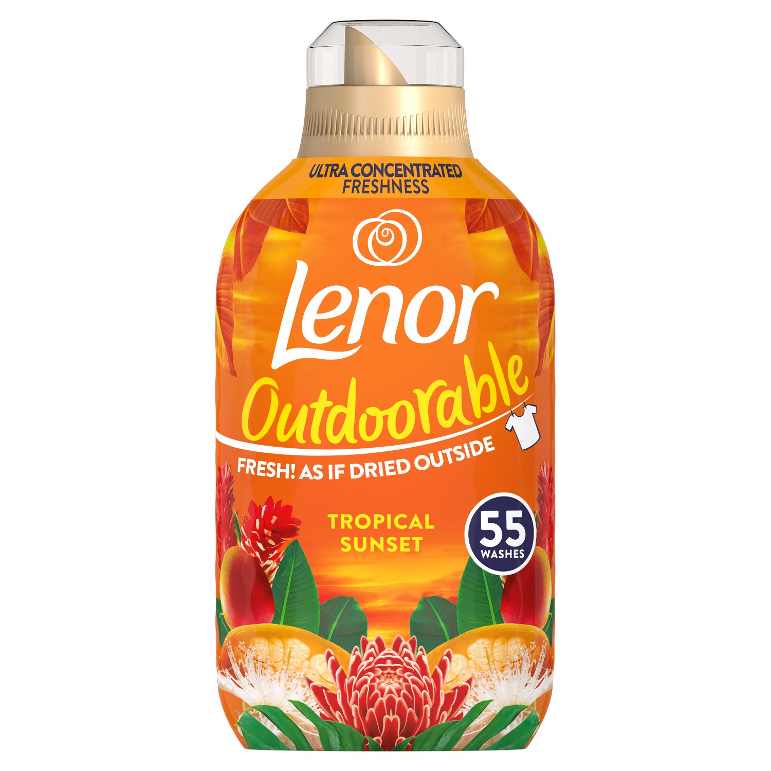 Lenor Outdoorable Fabric Conditioner Tropical Sun 55 Wash (770 mm)