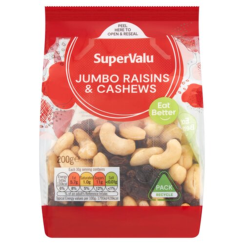 SuperValu Jumbo Raisins & Cashews (200 g)