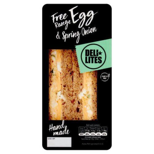 Deli Lites Free Range Egg & Spring Onion Deepfill (225 g)