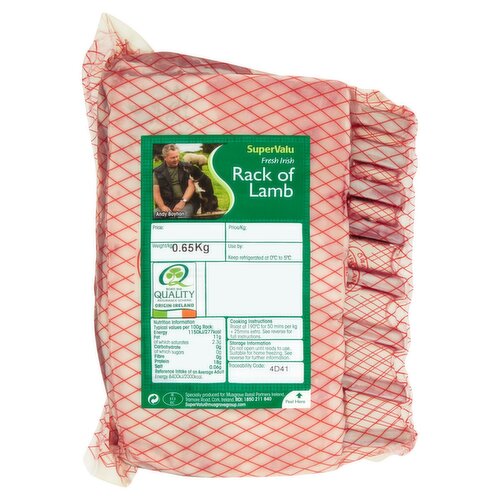 SuperValu Fresh Irish Lamb Rack (1 kg)