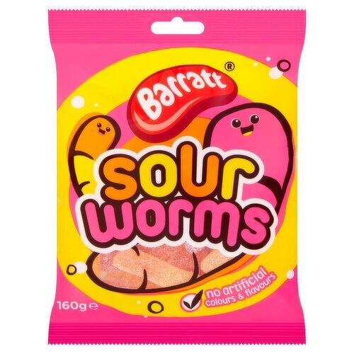 Barratt Sour Worms Jelly Bag (160 g)