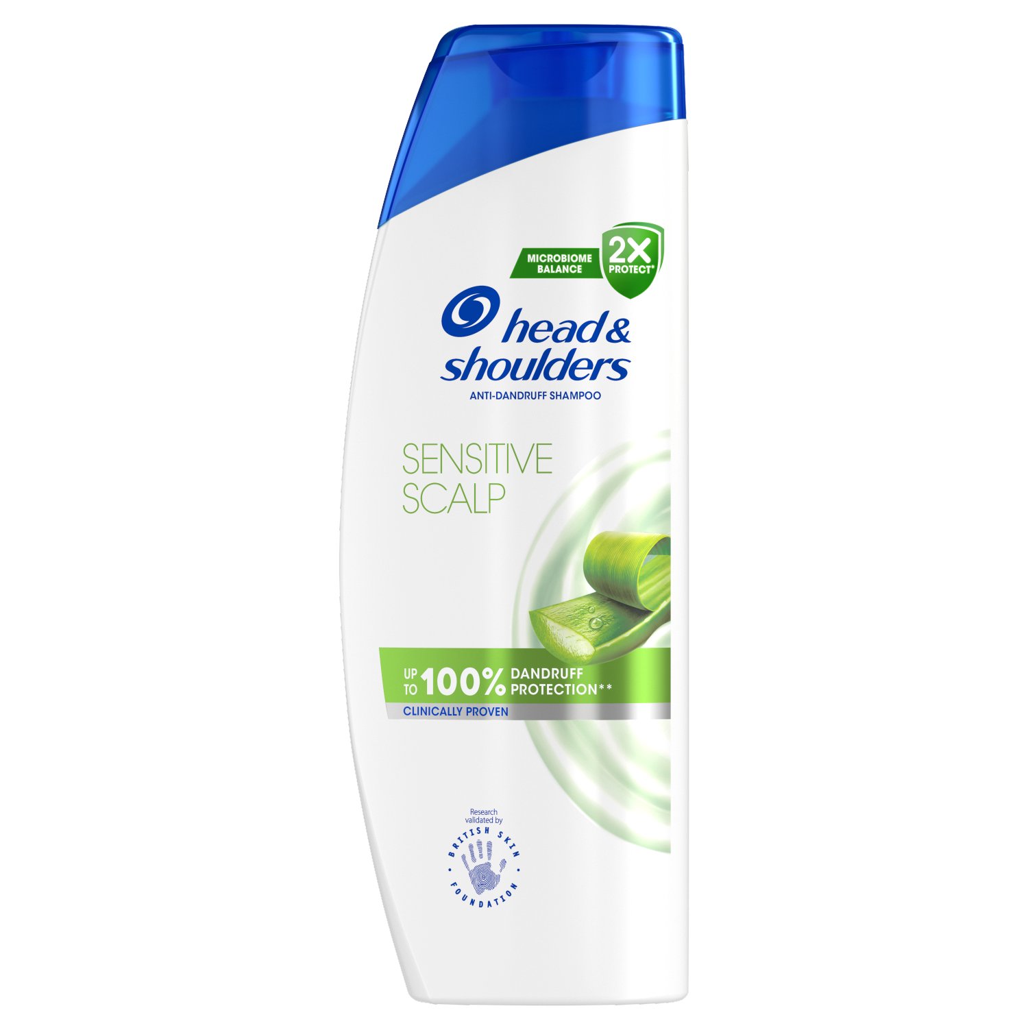 Say goodbye to dandruff with Head & Shoulders Sensitive anti-dandruff shampoo. Its Microbiome Balance formula targets the root cause of dandruff, fighting flakes (visible flakes, with regular use), itching and dryness, providing an instantly refreshing and thorough clean feeling for up to 100% dandruff protection. Its daily shampoo formula is pH balanced & boosted with vitamins and antioxidants. Dermatologically tested and clinically proven to be effective, while gentle enough to be suitable for daily use. The bottle is made of 100% recycled plastic (excluding cap, colourants & additives) and is recyclable (excluding cap, colourants & additives). When used with Head & Shoulders Conditioner it increases the dandruff protection on your scalp for soft and beautiful flake-free hair (visible flakes, with regular use).