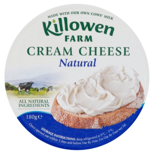 Killowen Farm Natural Cream Cheese (180 g)