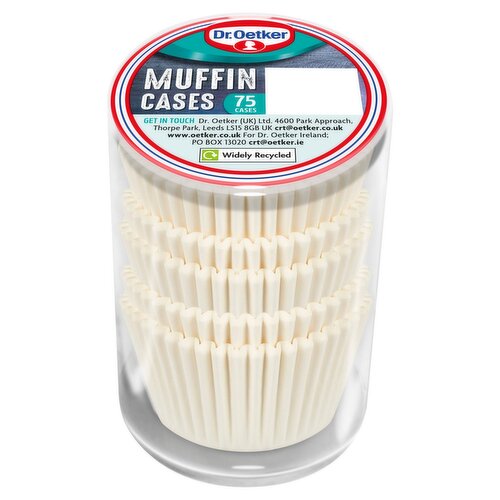 Dr Oetker American Style Muffin Cases (75 Piece)