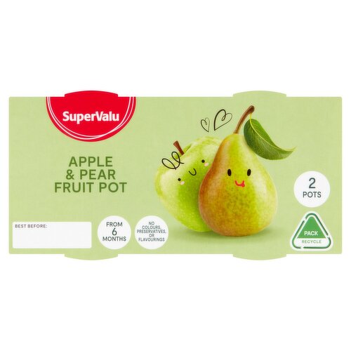 SuperValu Apple & Pear Fruit Pot (260 g)