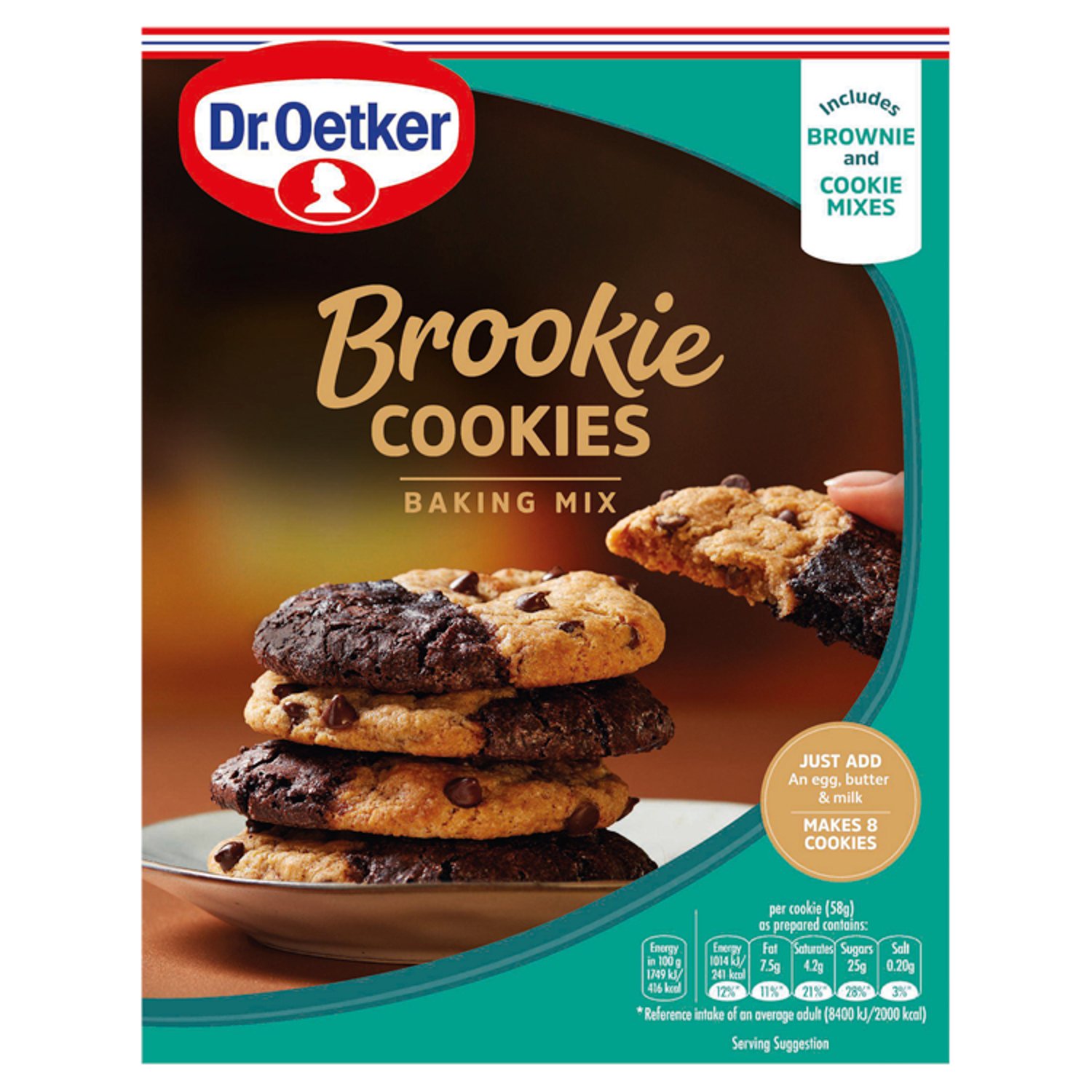 Dr Oetker Brookie Cookies (390 g)