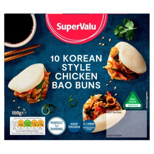 SuperValu 10 Chicken Bao Buns (180 g)