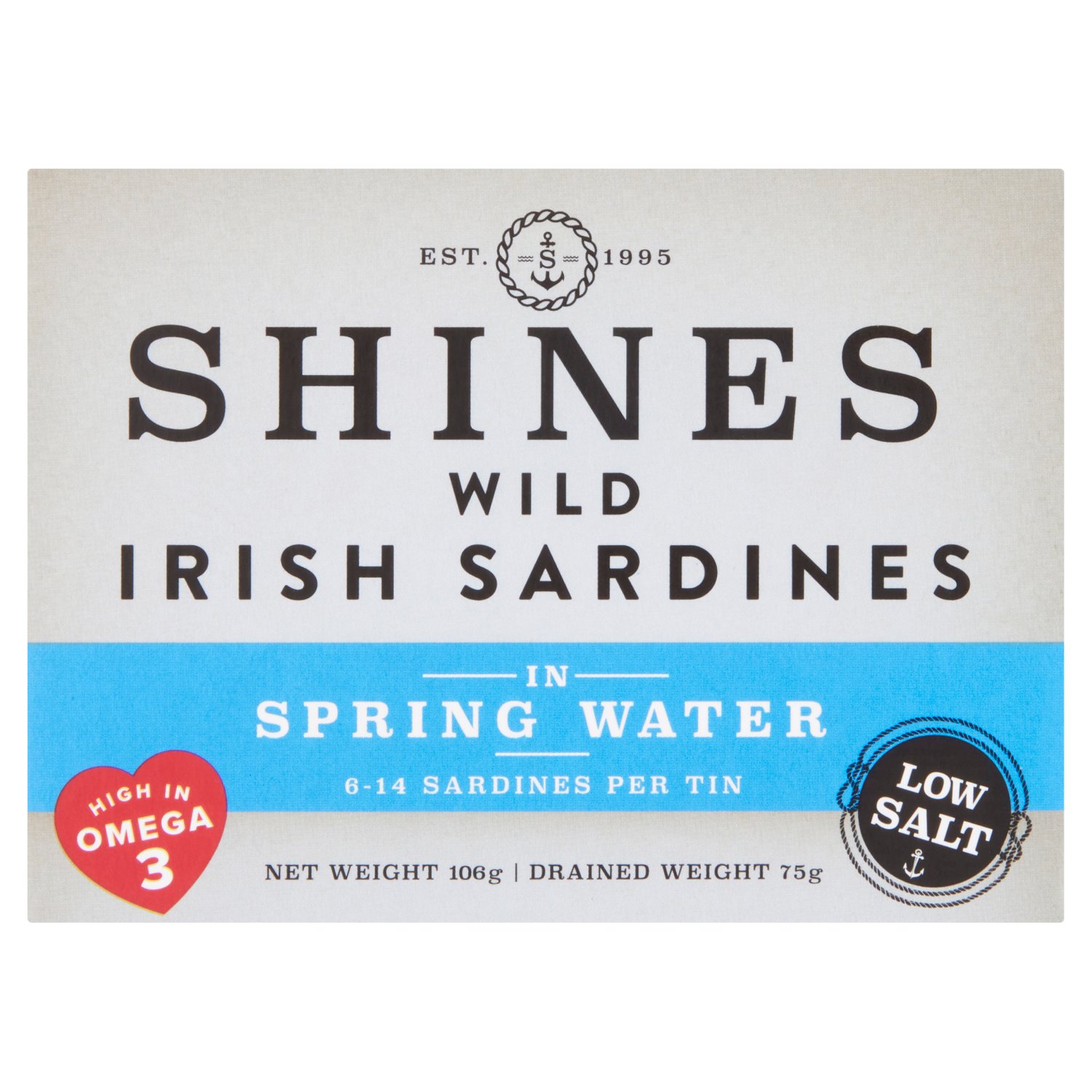 Shines Irish Sardines In Spring Water (106 g)