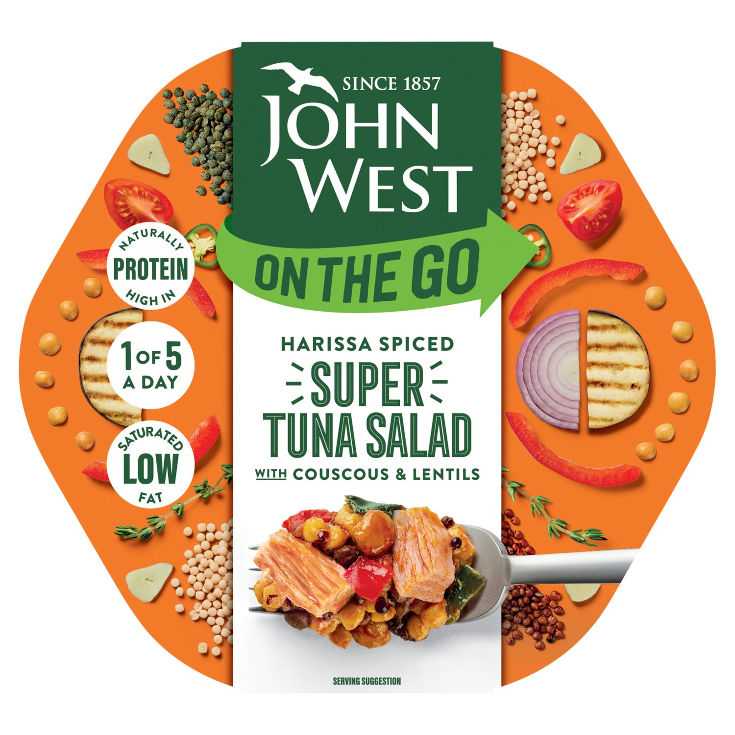 John West Harissa Spiced Tuna Super Salad (220 g)