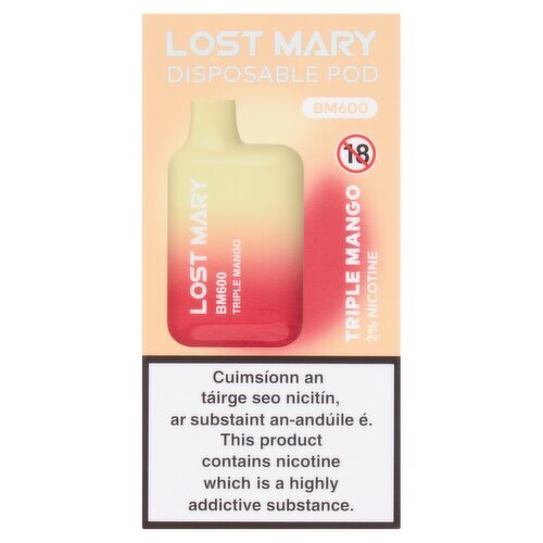 COLA LOST MARY BM600 DISPOSABLE VAPE – The eCig Store, Vapes, E-Liquids &  Kits, Vape Shop Ireland